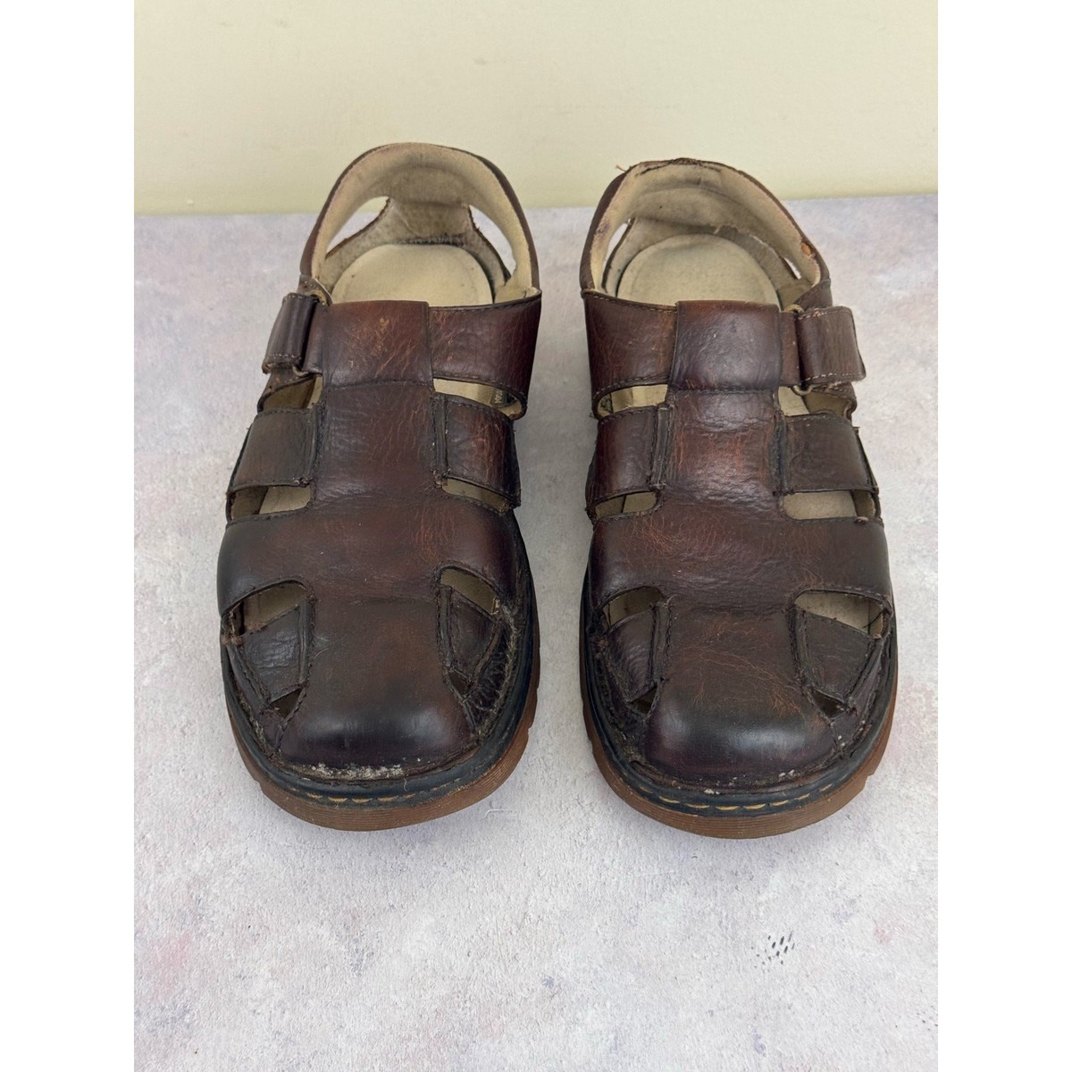 Vintage Dr. Martens Brown Fishermans Sandals EUR Sz 45 US  display picture 3