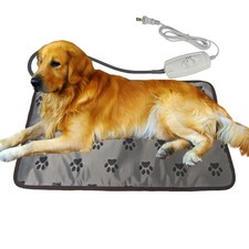 Waterproof Pet Heating Pat for Dogs  Cats - Chew-Resistant Cord Temperature ...