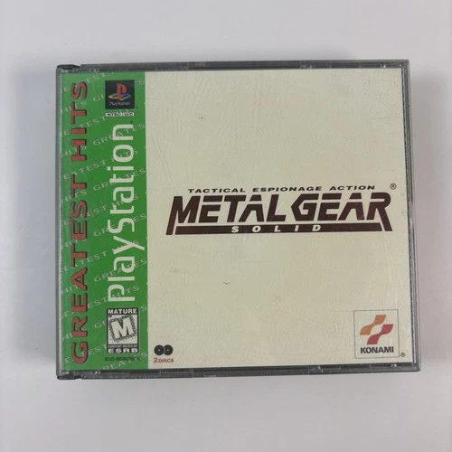 Metal Gear Solid Greatest Hits (Sony PlayStation 1, 1999) CIB Complete