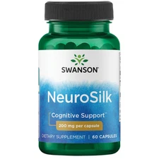 Swanson Neurosilk Silk Fibroin 200 mg 60 Capsules