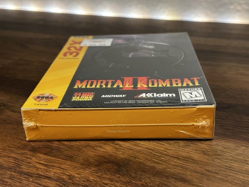 Sega Genesis 32X MORTAL KOMBAT II 2 MK2 - Sigillato in fabbrica con cartellino - Foto 2 di 17