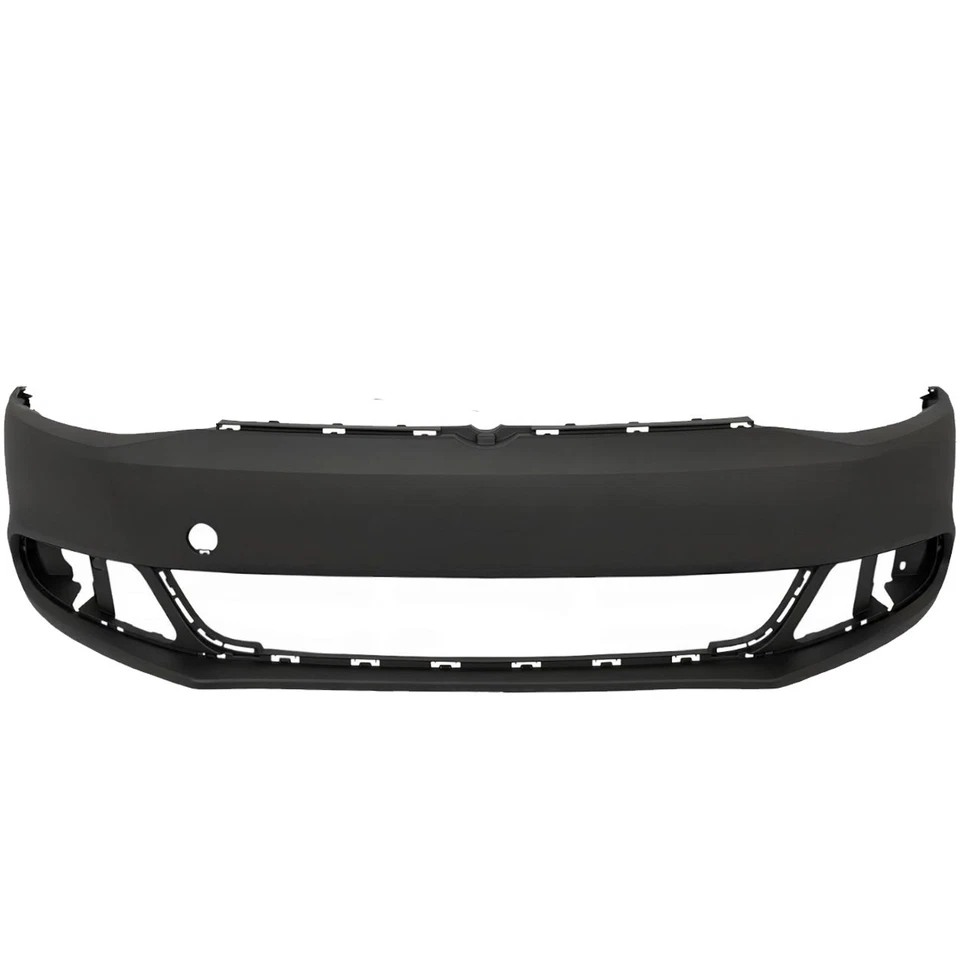 Front Bumper Cover Primed Plastic & Headlight Kit For 2011-2014 Volkswagen Jetta Foto 2 de 4
