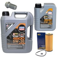 MotoröL Filter Set Top Tec 4200 5W-30 6 Liter + Schraube FüR Mercedes A-Klasse