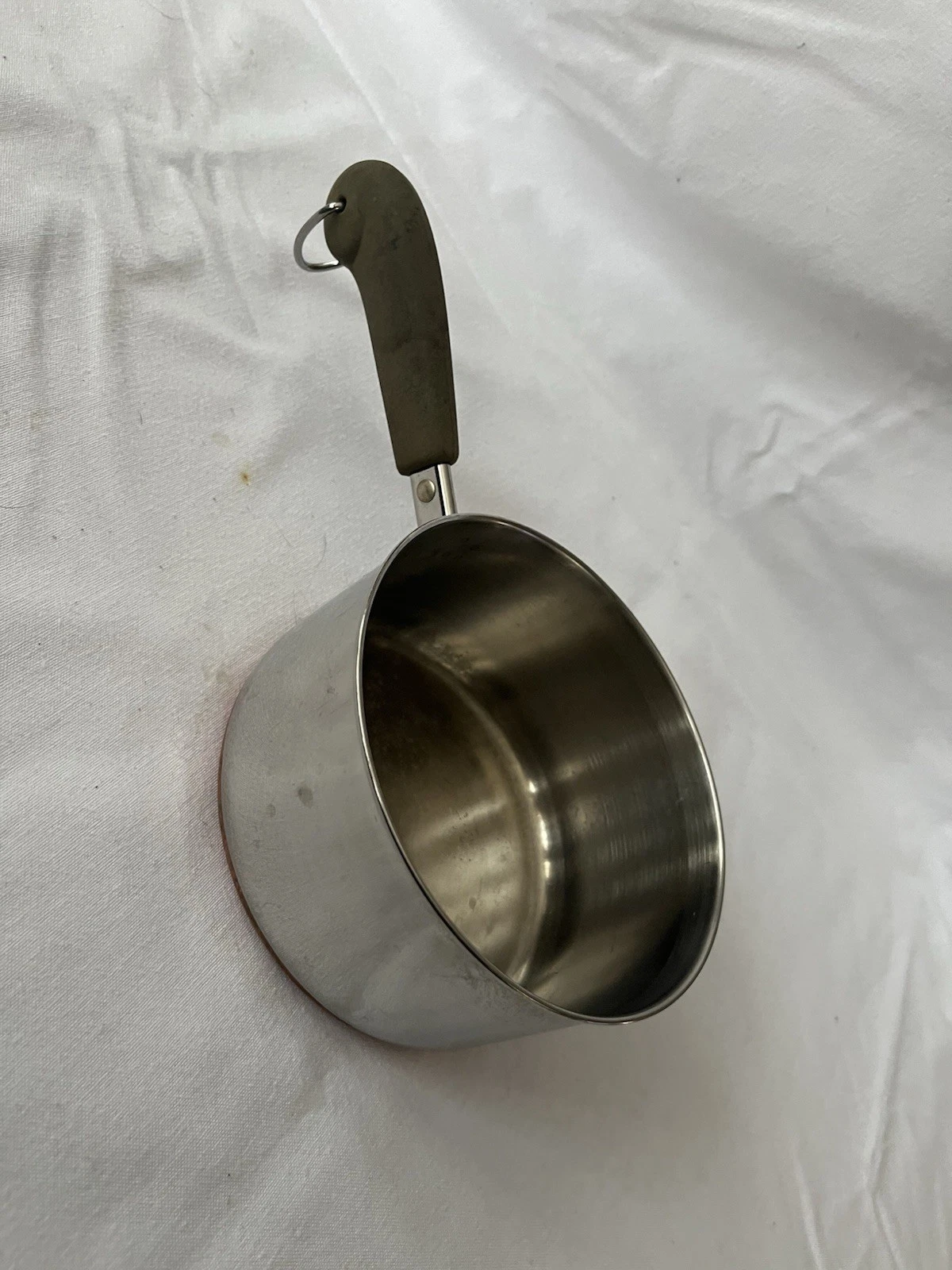 Revere Ware-#1801 - 1 1/2 Quart Sauce Pan-SS/Copper Bottom-Clinton, IL No Lid.
