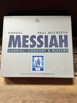 Handel Messiah 2 CD Archiv Produktion Paul McCreesh Gabrieli Consort 1997
