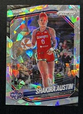 2025 Panini Prizm WNBA Shakira Austin Cracked Ice Prizm (#81) Washington Mystics