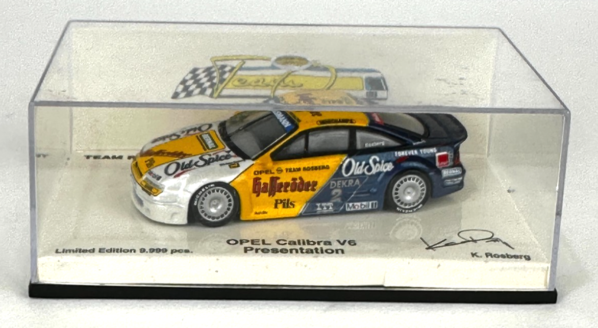 G0308-08★ ミニカー 名車コレクション OPEL CALIBRA 9点 Minichamps Microchamps Opel Calibra V6 Rosberg Present 1:64 DTM