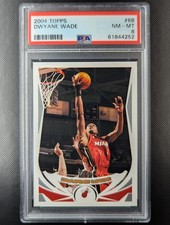 2004 Topps #68 DWYANE WADE PSA 8 🔥 NM-MT Heat HOF