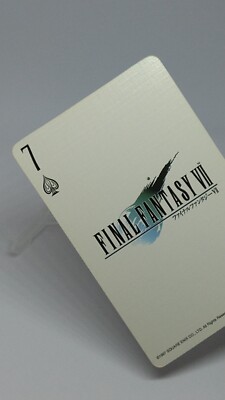 Final Fantasy 25th Anniversary Playing Cards Spade 7 Square Enix