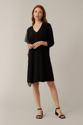 NWT Joseph Ribkoff of Canada V-Neck Chiffon Overlay Dress Black 18 20 XL $209 | eBay NWT Joseph Ribkoff of Canada V-Neck Chiffon Overlay Dress Black 18 20 XL $209 | eBay