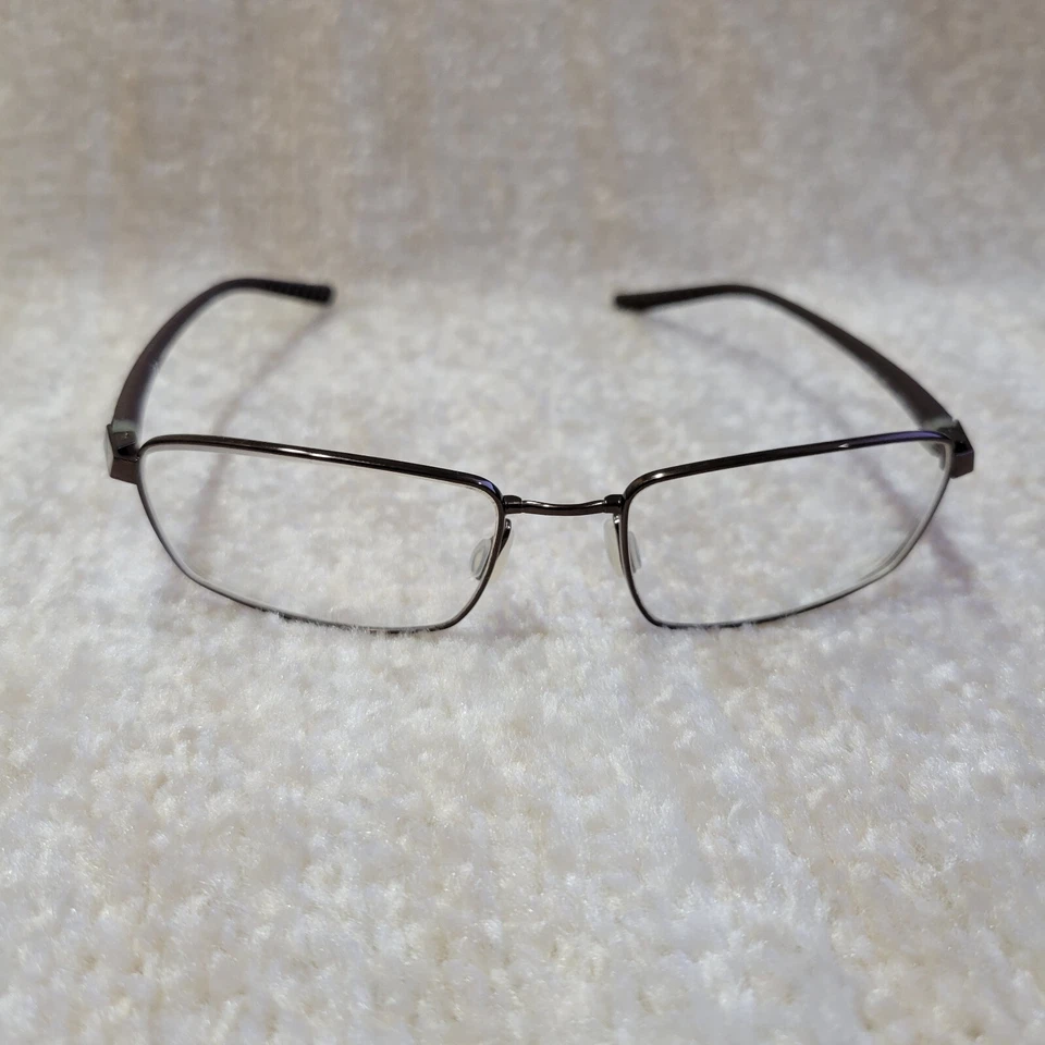 Monturas para gafas Nike Flexon Nike 4213 marrón mate borde completo 53-17-145 Foto 3 de 4