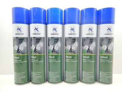 6X VELVET POLSTERREINIGER REINIGER INNENRAUM FLECKENENTFERNER TEPPICH KFZ 