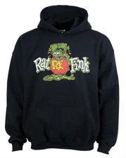 Rat Fink Ed Roth Hoodie Cotton Black All Size Shirt US498