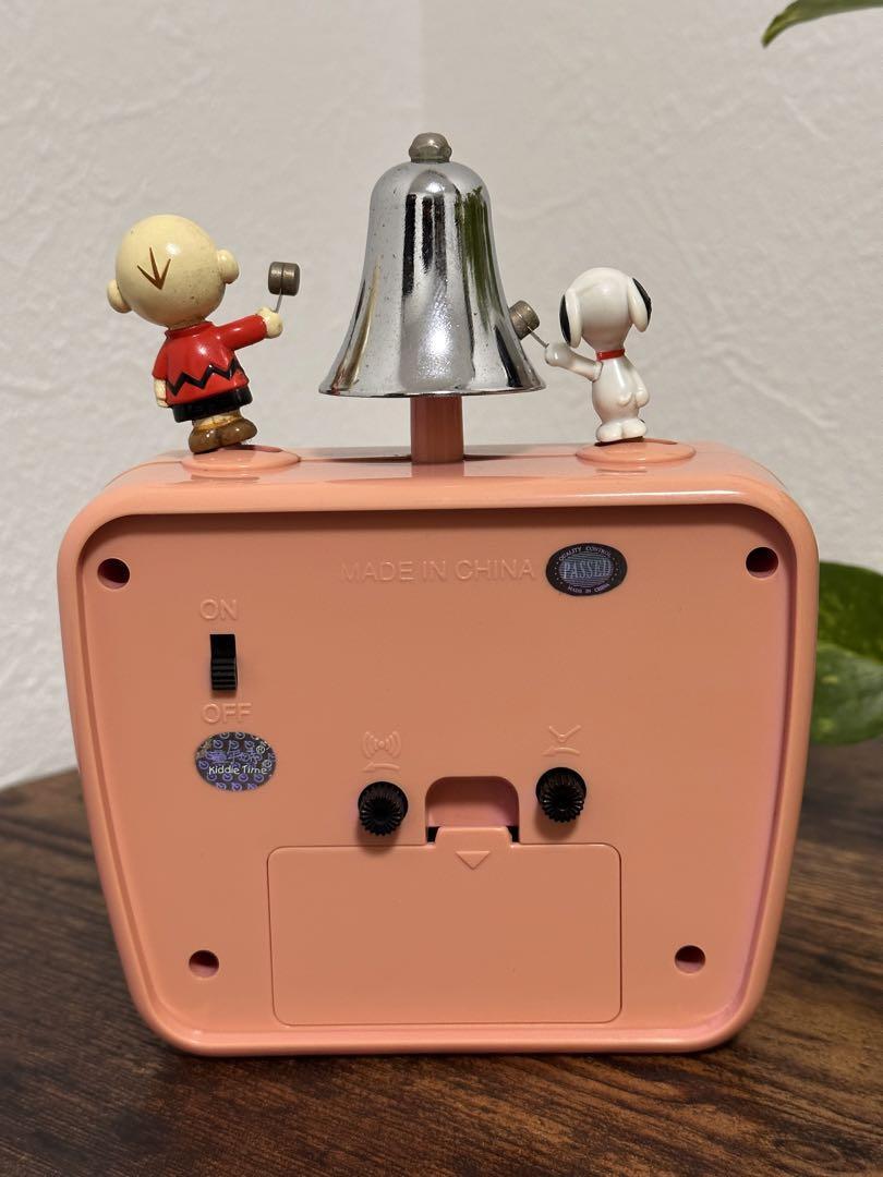 昭和レトロ SNOOPY 電子ミニアラーム 昭和レトロ SNOOPY 電子ミニアラーム RHYTHM（時計） スヌーピー 電波