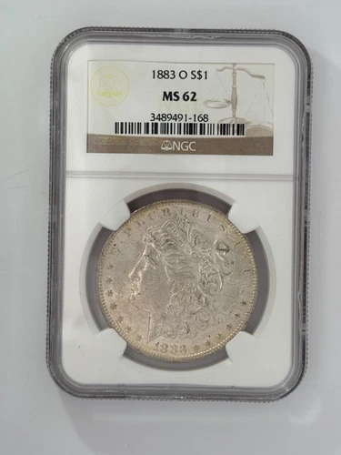 1883 O Morgan Dollar Silver MS62 NGC US Silver $1 Coin