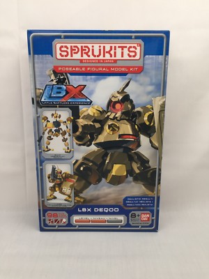 Sprukits Lbx DEQOO Poseable Action Figure Model Kit Level 2 NIB