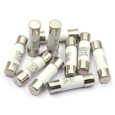 R015 Ceramic Fuse Keramik Sicherung 10 x 38mm Flink G-Sicherung 0,5A -32A 500V