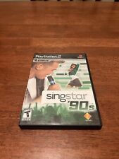 SingStar '90s Sony PlayStation 2 PS2 Complete With Manual CIB No Microphone