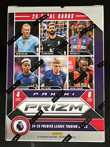 2024-25 Panini Prizm Premier League Soccer EPL Factory Sealed Hobby Blaster Box