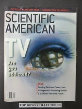 Scientific American Magazine  February 2002   Are You TV Addicted?