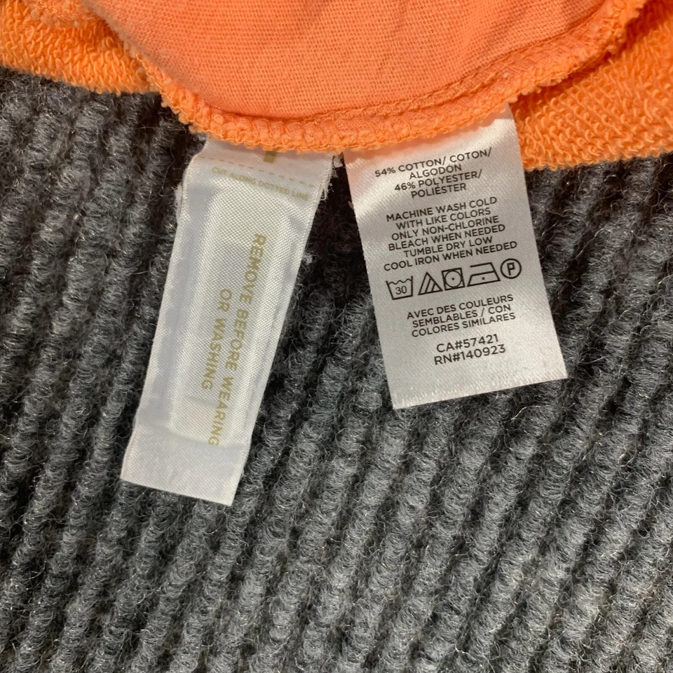Lou Grey Sweats Short Womens M Orange Pull on Drawstring Stetch Comfort 30x3 Mid - Image 3 of 4