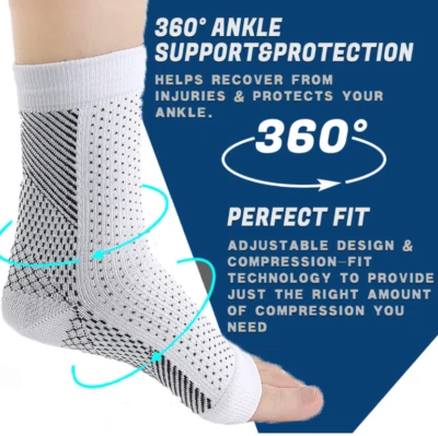 Kompressionsstrümpfe Kompressionssocken Laufsocken Fußgelenkbandage Anti Müdigk - Bild 1 von 4