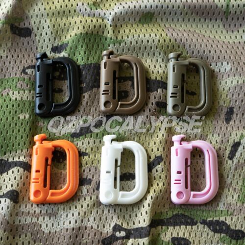 Grimloc Carabiner - tactical molle webbing army military d ring edc amcu tbas ir - Picture 1 of 6