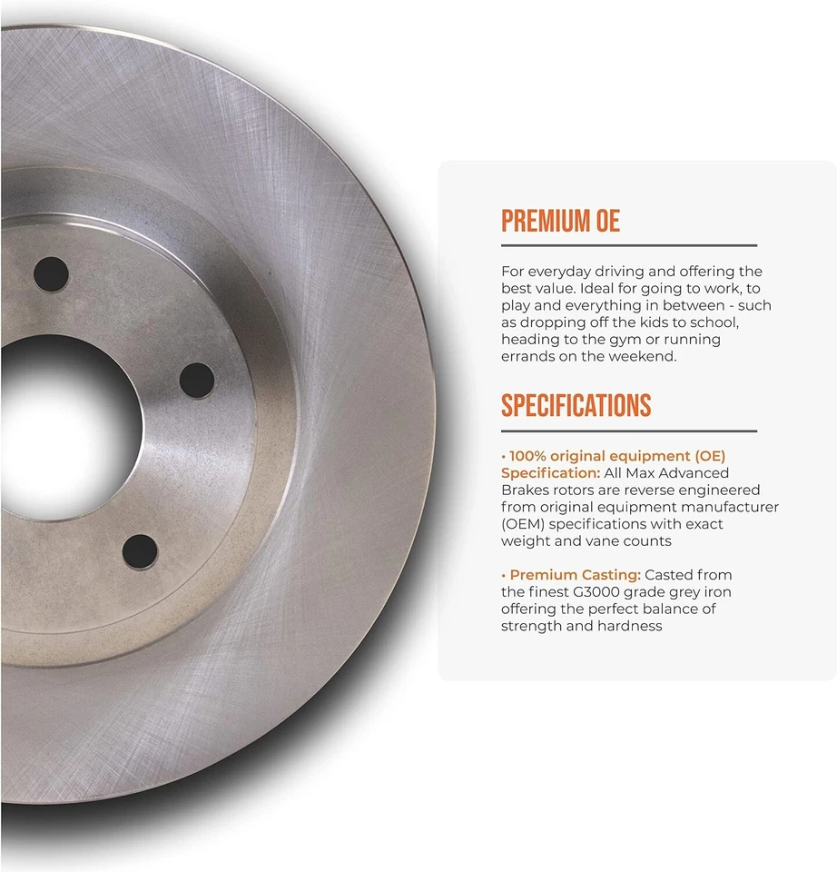 Kit de frenos delanteros Max Advanced para Honda Acord 2013-2018 2019 2020 2021 Foto 3 de 4