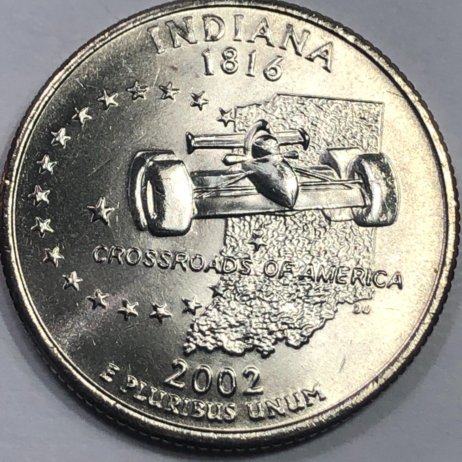 Indiana Coin 2002 D - Indiana Statehood Quarter Dollar Coin | eBay