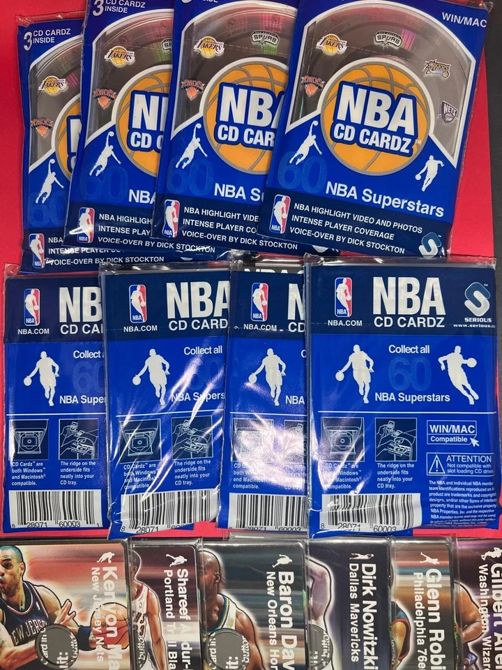 NBA CD CARDZ, NBA Superstars, Highlight Video and Photos, New - Image 4 of 4