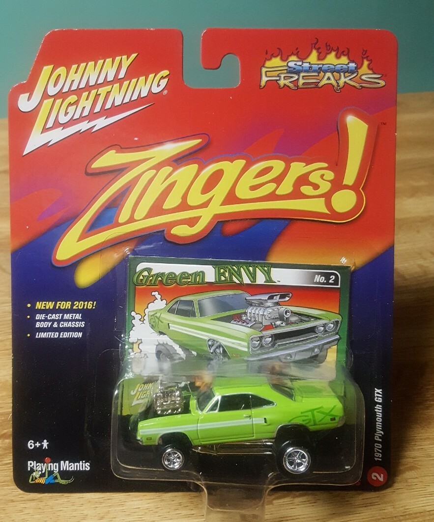 Johnny's - ちぃ Johnny Lightning Zingers 1970 Plymouth GTX Green 1:64 Street