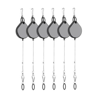 6 X Universal VR Cable Management Deckenriemenscheibensystem 360 Grad Drehung