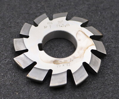 DOLD Zahnformfräser gear profile cutter DP 7 No. 1 Z= 135-00 EGW 20° Ø75x27mm