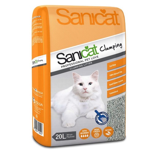 CLUMPING LITTER (20L) Kittyfriend Clumps Cat Toilet bp Sanicat