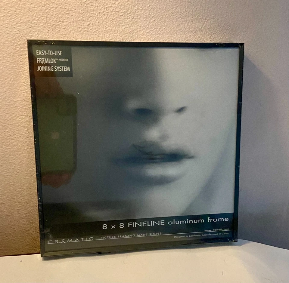 Framatic Fineline 8 英寸 x 8 英寸铝框架 - 黑色 — 第 3/3 张图片