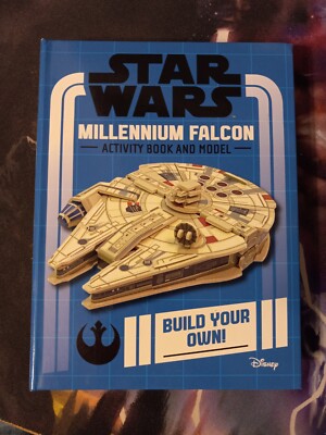 NEW! Disney Star Wars Millenium Falcon Activity Book and Model Kit
