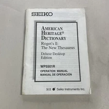 SII Seiko Instruments LD-5420 Operation Manual Only