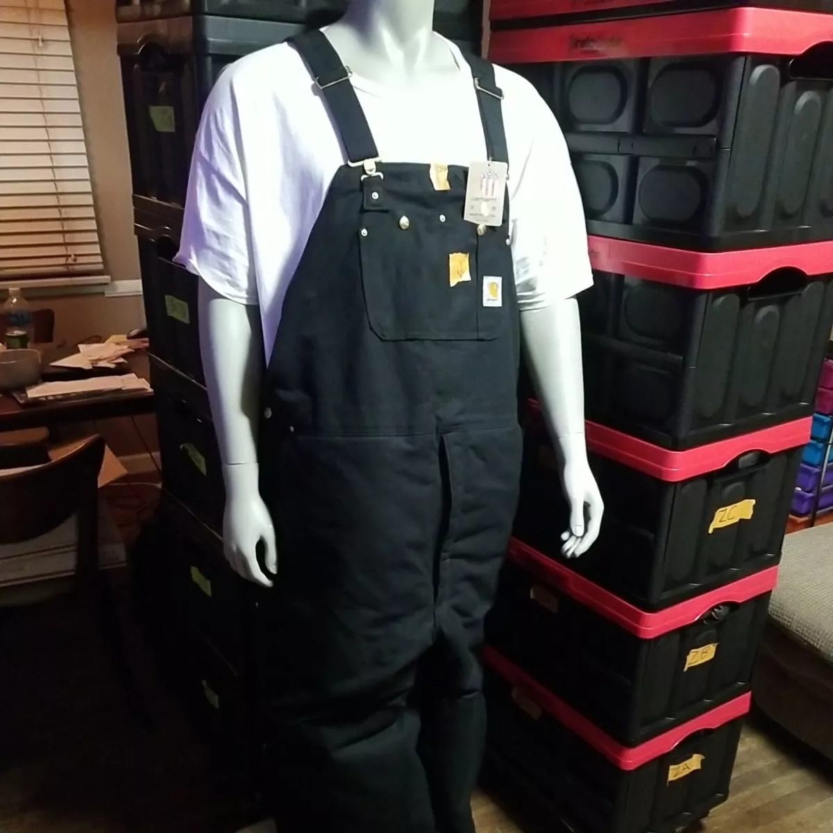 Carhartt quilt lined clearance overalls