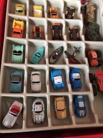 45 Micro Machines + Car Collector Case!Muscle Cars-Monster Trucks- Nice Lot Look
