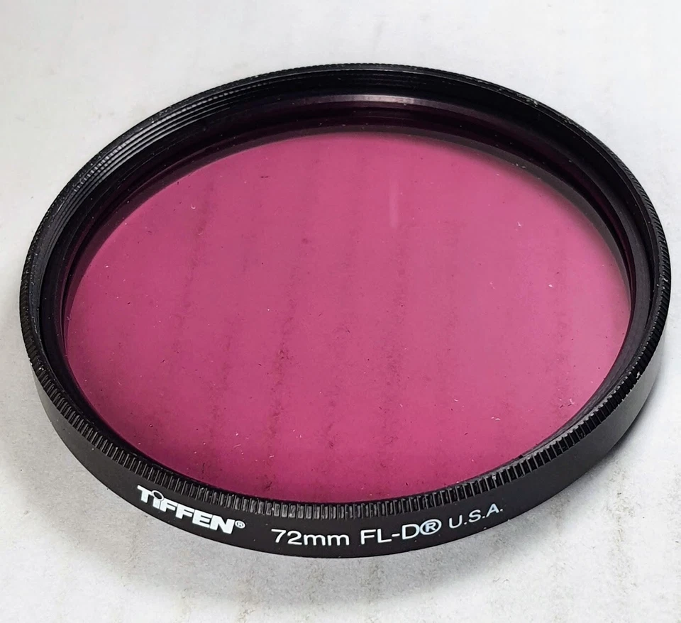 Tiffen 72mm FL-D Glass Lens Filter 72 mm Fluorescent FLD FL-Day USA NOS E-72 E72 - Image 2 of 4