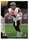 2014 UD CFL Zach Collaros Rookie Card #35 Hamilton Tiger Cats Cincinnati