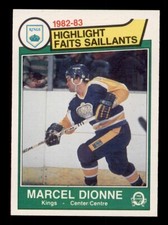 1983-84 O-PEE-CHEE HOCKEY #151 MARCEL DIONNE HIGHLIGHT LOS ANGELES KINGS