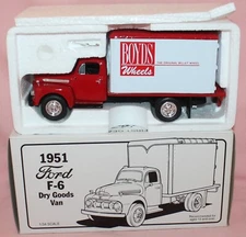 1992 First Gear 1951 Ford F6 Dry Goods Van Truck No. 19-1294 Die Cast 1:34 Boyds