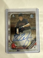 2019 Bowman Chrome 1st Ryan Zeferjahn Base Auto Red Sox HOT ROOKIE RC Autograph