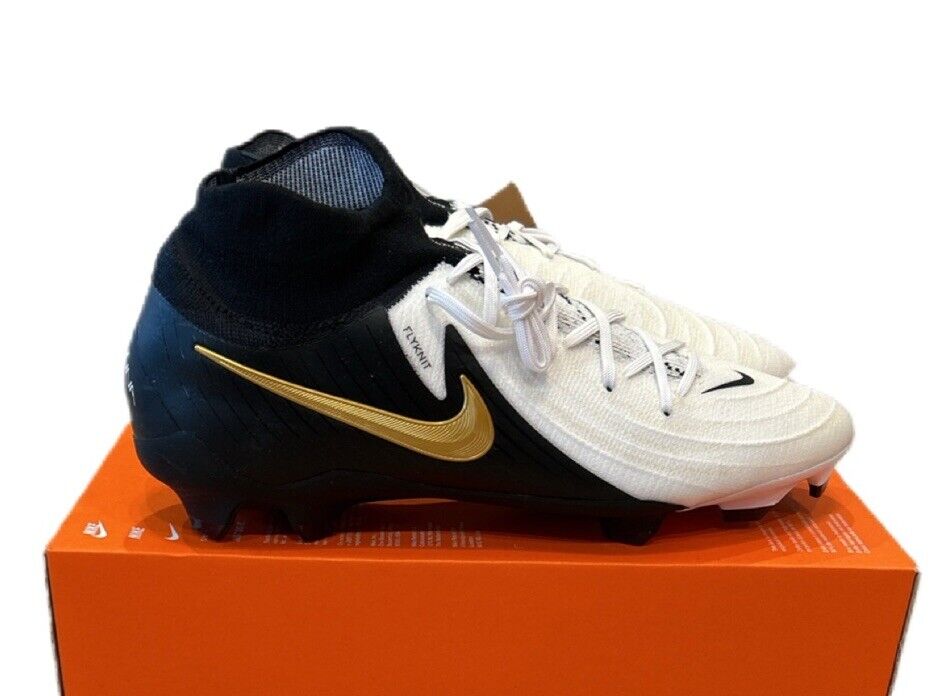 Size 12 - Nike Phantom Luna 2 Pro FG White Black Metallic Size 12 - Nike Phantom Luna 2 Pro FG White Black Metallic