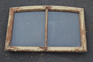 Vintage Fenster Kellerfenster DDR 2 Scheiben gebogen ...