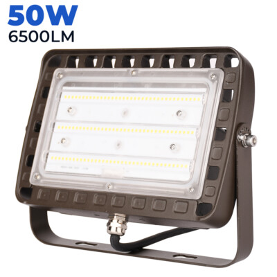 LED Flood Light Outdoor 50W IP65 Security Yard Football Garden Lamp 110V 220V 