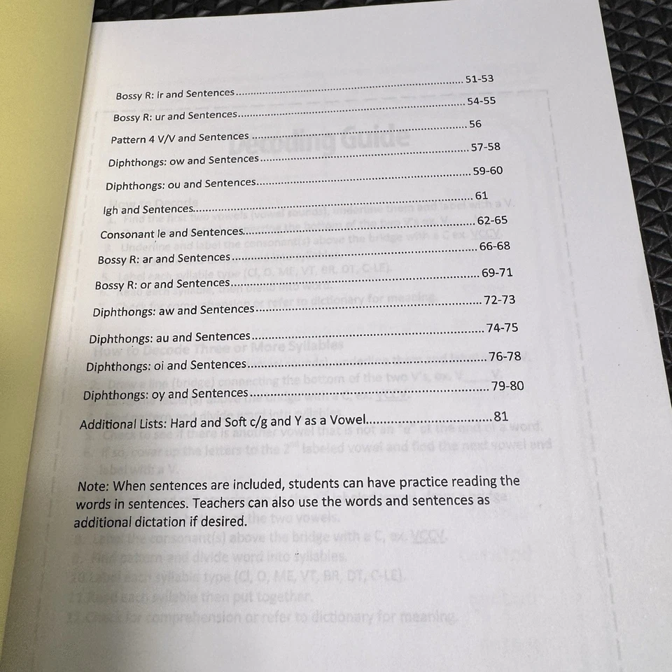 Fantastic Syllable Division Book IMSE Orton-Gillingham Reading 2018 Homeschool - Image 4 of 4