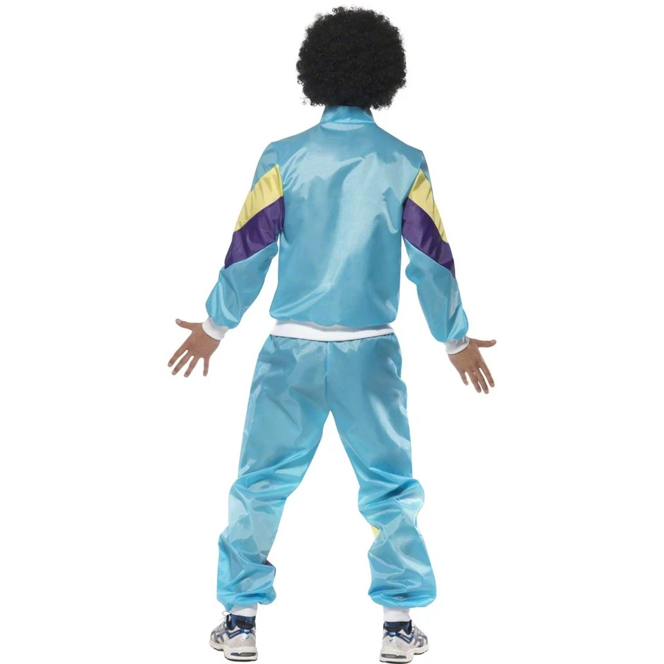 80er Jahre Kostüm Herren Triobal Anzug New Kids Jogginganzug Mode Verkleidung XL - Bild 3 von 3