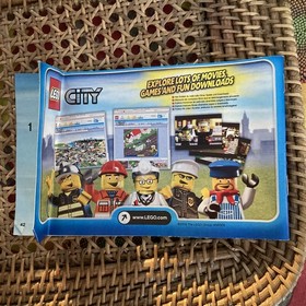 lego city 7642 manual only book 1 only NO bricks